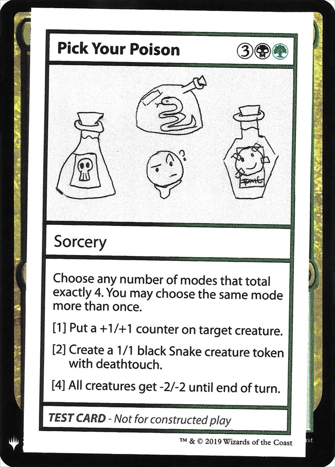 Pick Your Poison [Mystery Booster Playtest Cards] | Local Legends