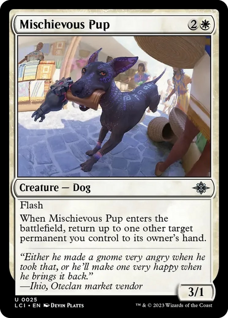 Mischievous Pup [The Lost Caverns of Ixalan] | Local Legends