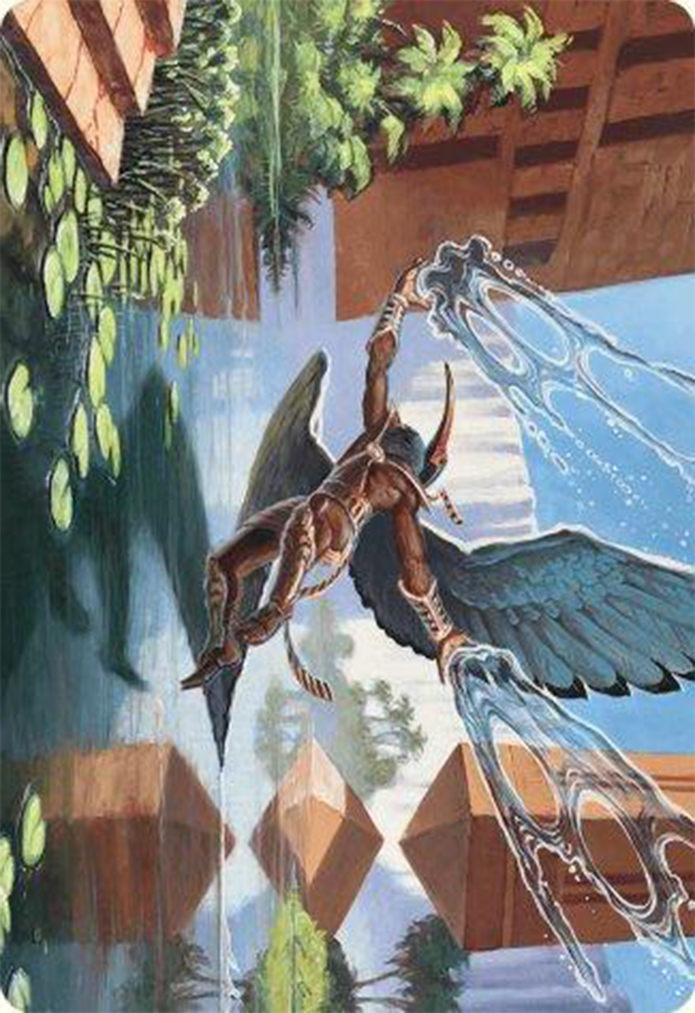 Nadu, Winged Wisdom Art Card [Modern Horizons 3 Art Series] | Local Legends