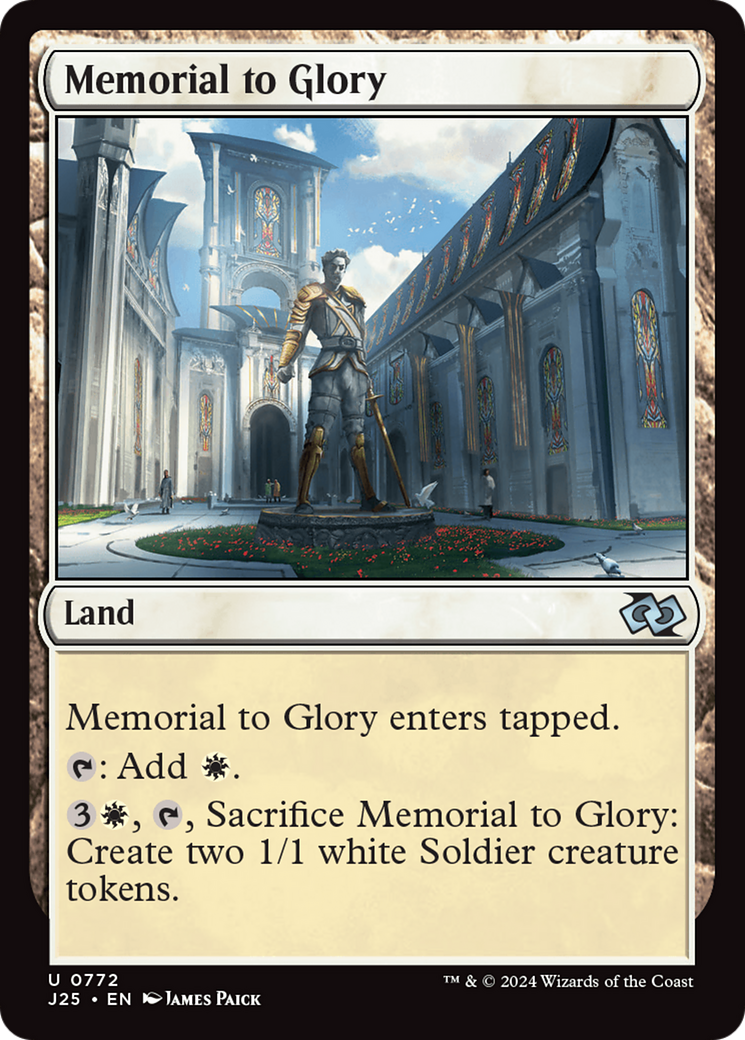 Memorial to Glory [Foundations Jumpstart] | Local Legends