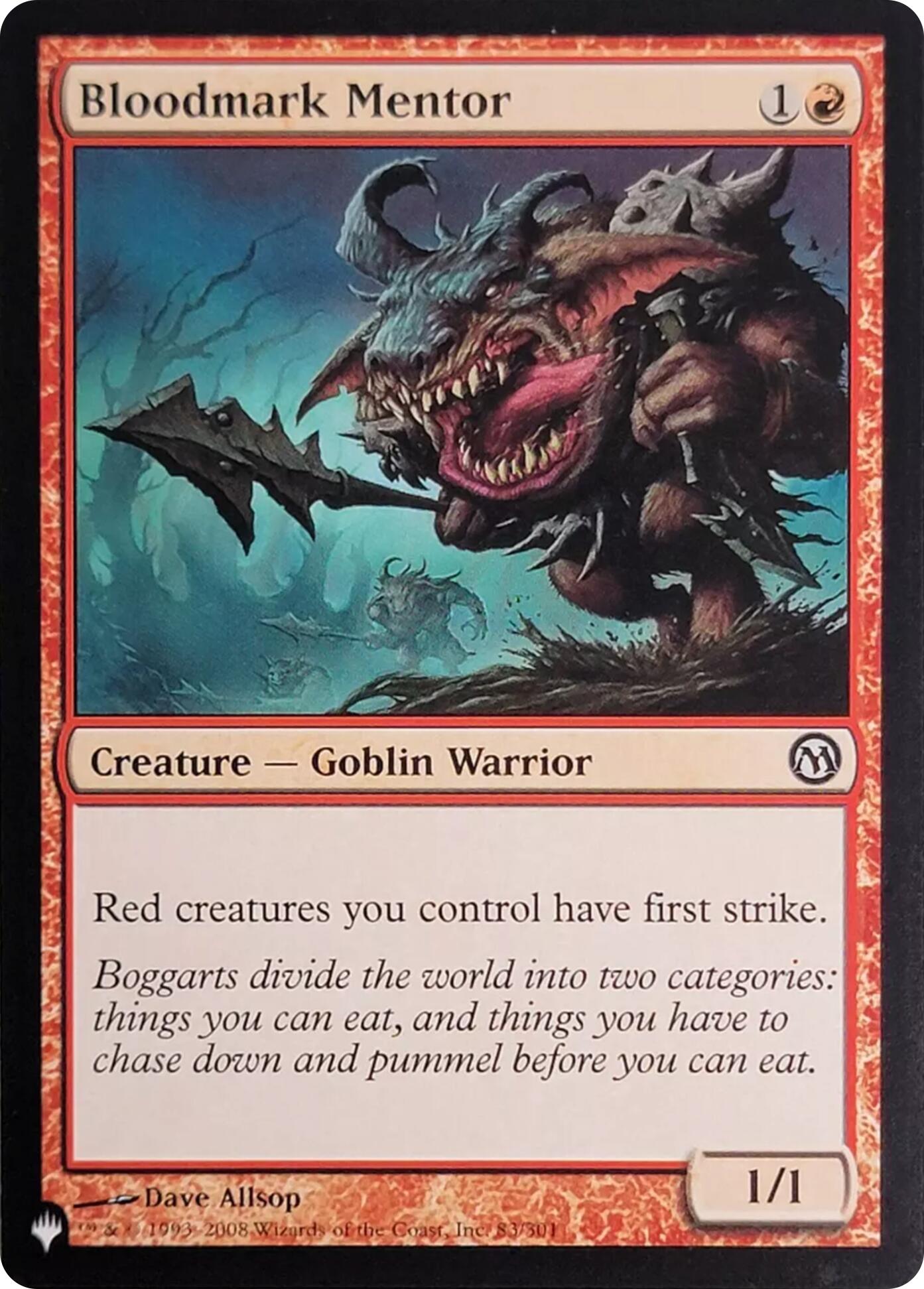 Bloodmark Mentor (83) [The List] | Local Legends