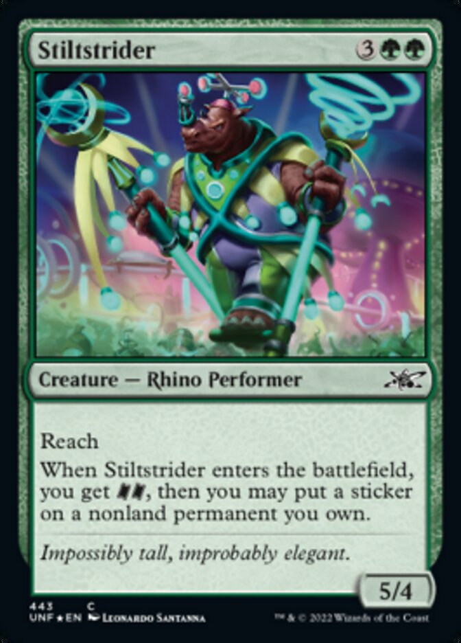 Stiltstrider (Galaxy Foil) [Unfinity] | Golgari Games