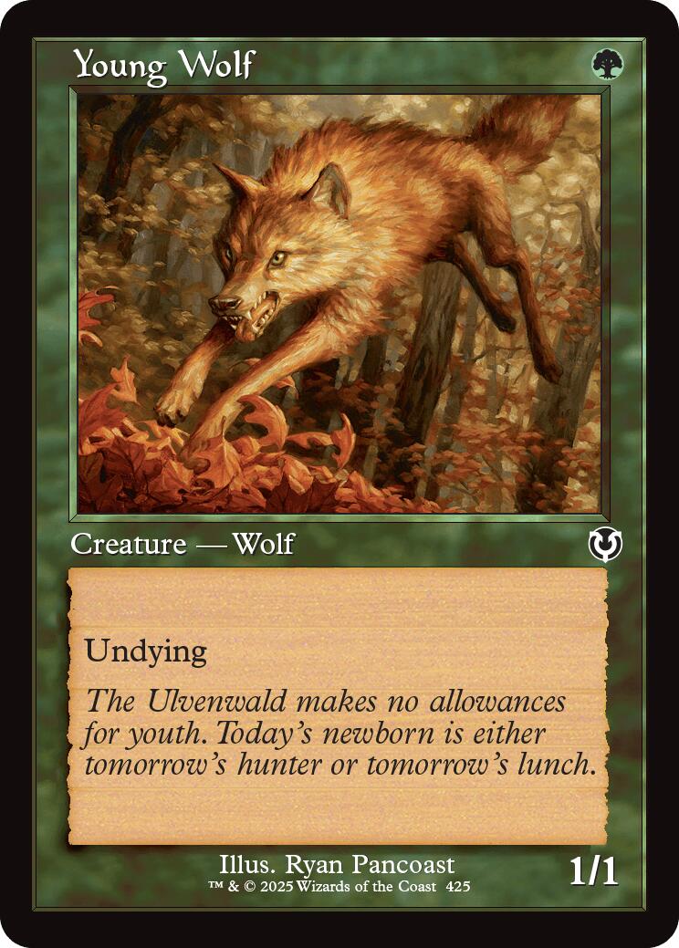 Young Wolf (Retro Frame) | Local Legends