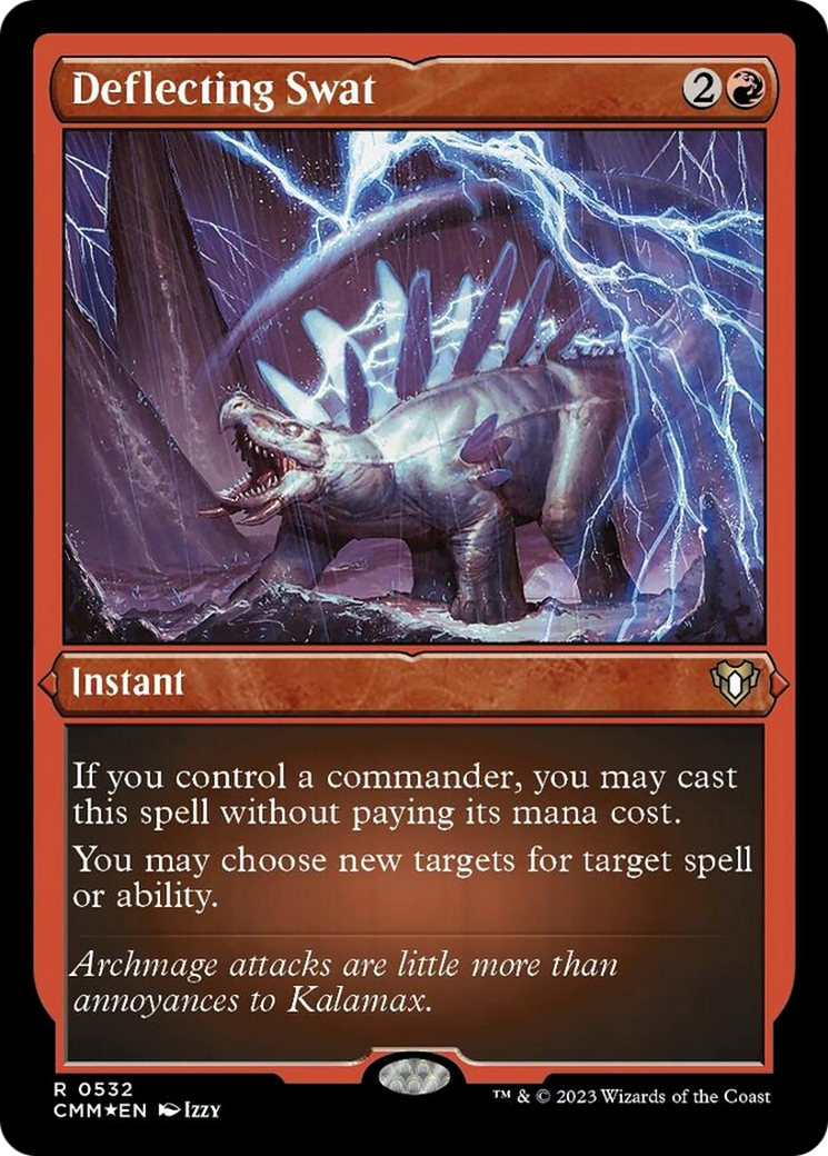 Deflecting Swat (Foil Etched) [Commander Masters] | Local Legends