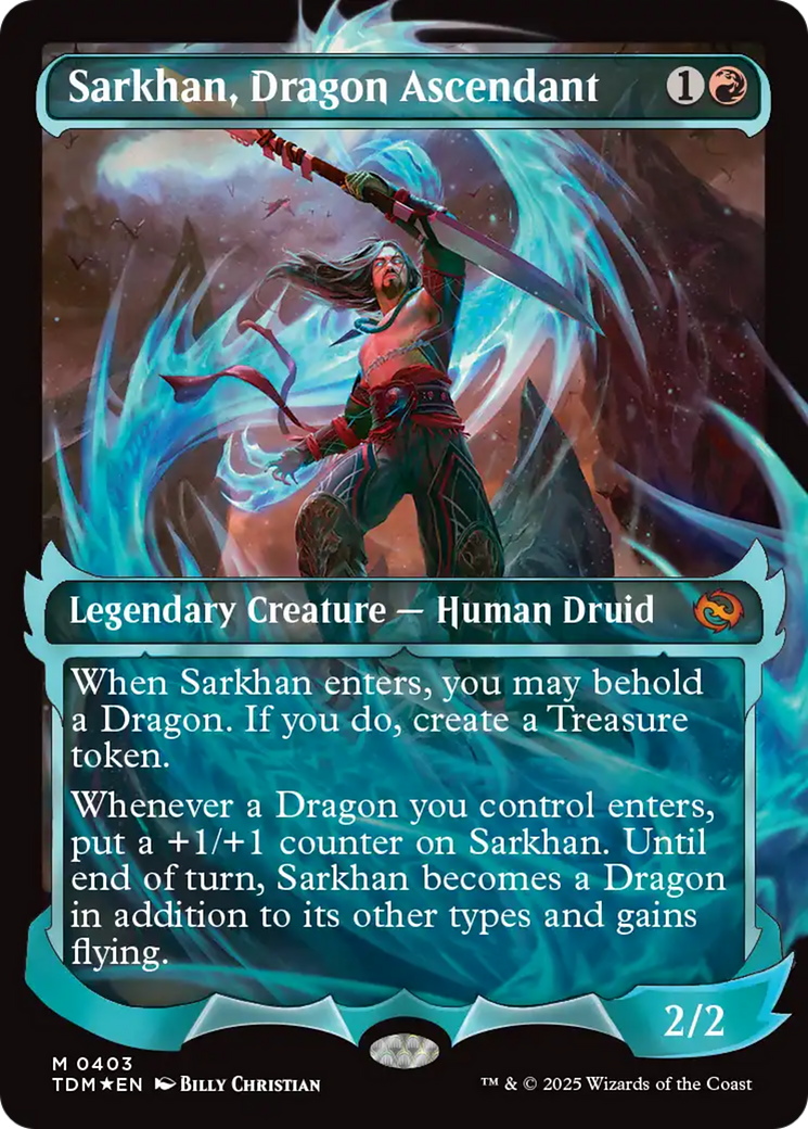 Sarkhan, Dragon Ascendant (0403) (Showcase) [Tarkir: Dragonstorm] | Local Legends