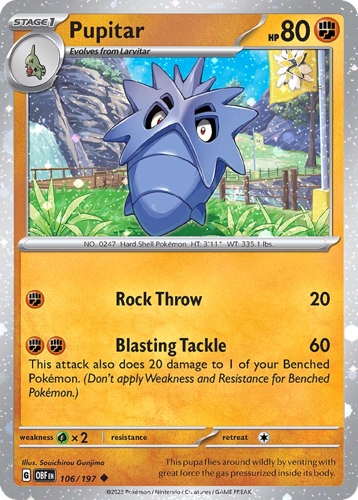 Pupitar (106/197) (Cosmos Holo) [Miscellaneous Cards] | Local Legends