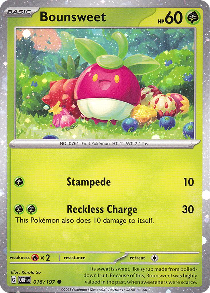 Bounsweet (016/197) (Cosmos Holo) [Miscellaneous Cards] | Local Legends