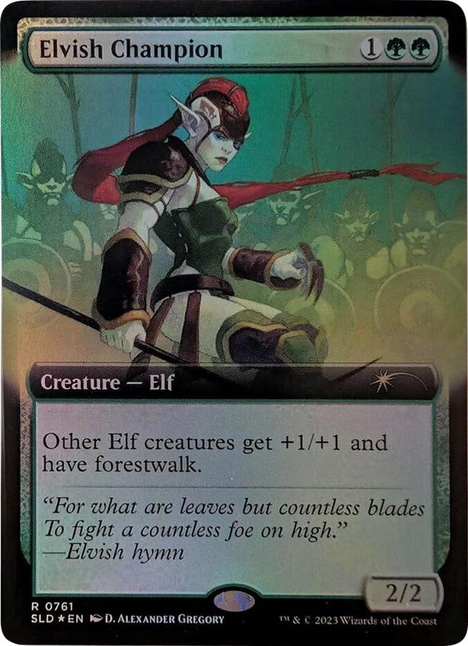 Elvish Champion (Extended Art) [Secret Lair Drop Series] | Local Legends