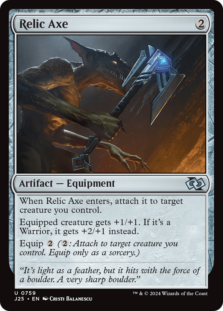 Relic Axe [Foundations Jumpstart] | Local Legends