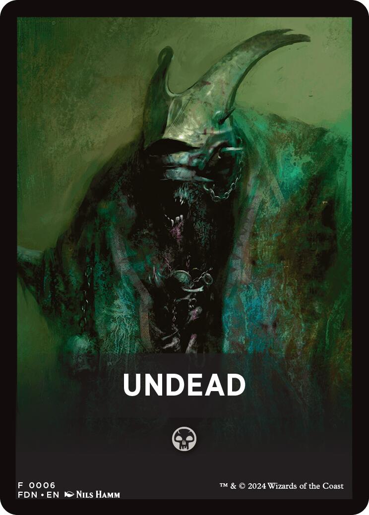 Undead Theme Card [Foundations Tokens] | Local Legends