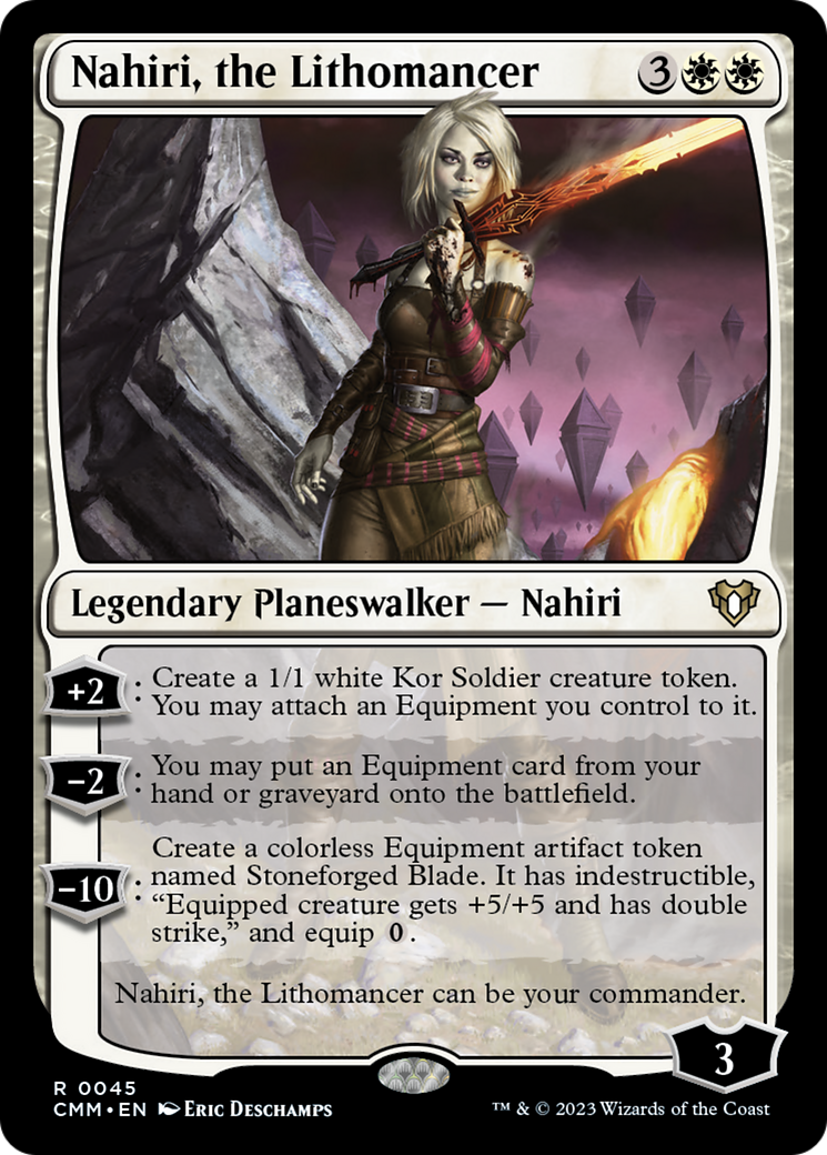 Nahiri, the Lithomancer [Commander Masters] | Golgari Games