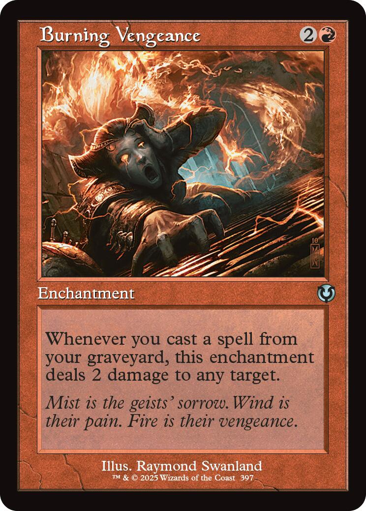 Burning Vengeance (Retro Frame) | Local Legends