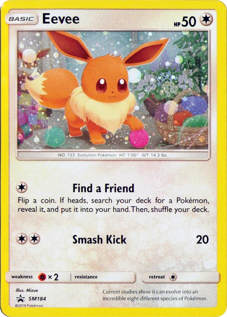 Eevee (SM184) (Cosmos Holo) [Sword & Shield: Black Star Promos] | Local Legends