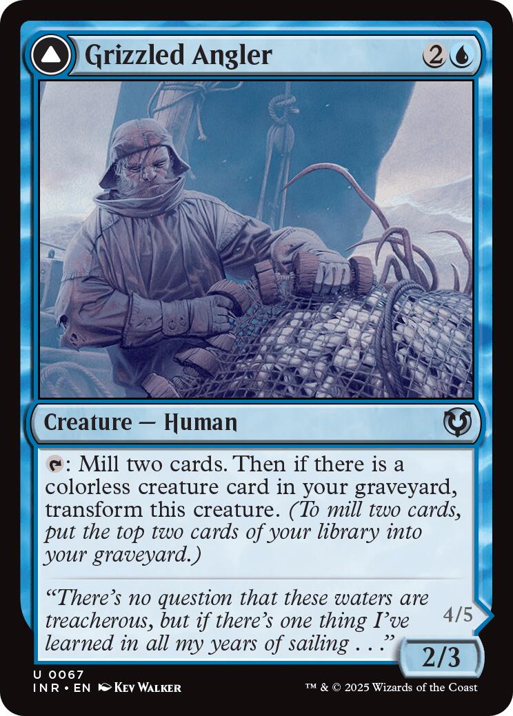 Grizzled Angler // Grisly Anglerfish [Innistrad Remastered] | Local Legends