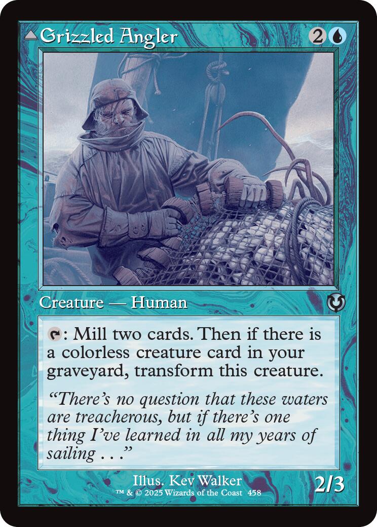 Grizzled Angler // Grisly Anglerfish (Retro Frame) [Innistrad Remastered] | Local Legends