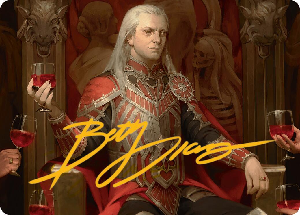 Edgar Markov Art Card (Gold-Stamped Signature) [Innistrad Remastered Art Series] | Local Legends