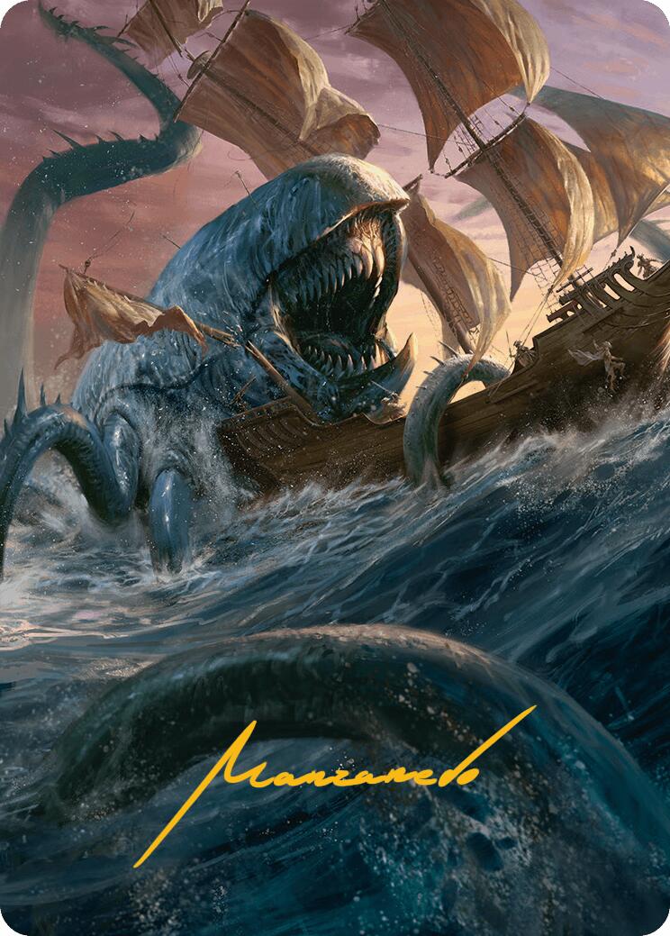 Hullbreaker Horror Art Card (Gold-Stamped Signature) [Innistrad Remastered Art Series] | Local Legends