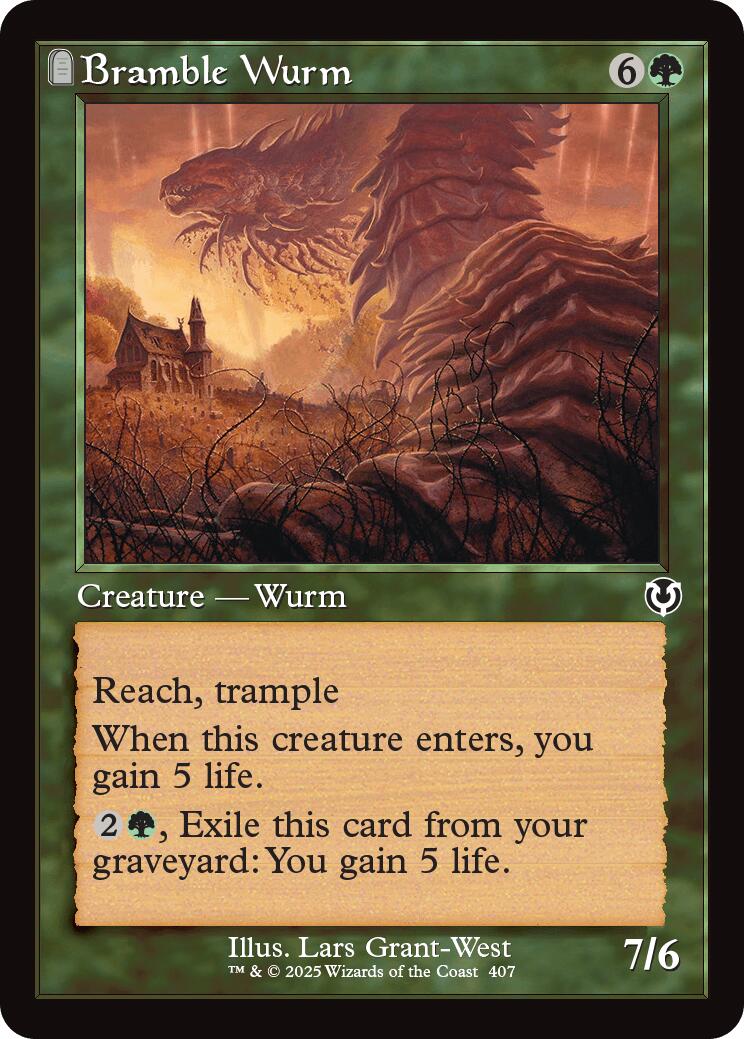Bramble Wurm (Retro Frame) | Local Legends