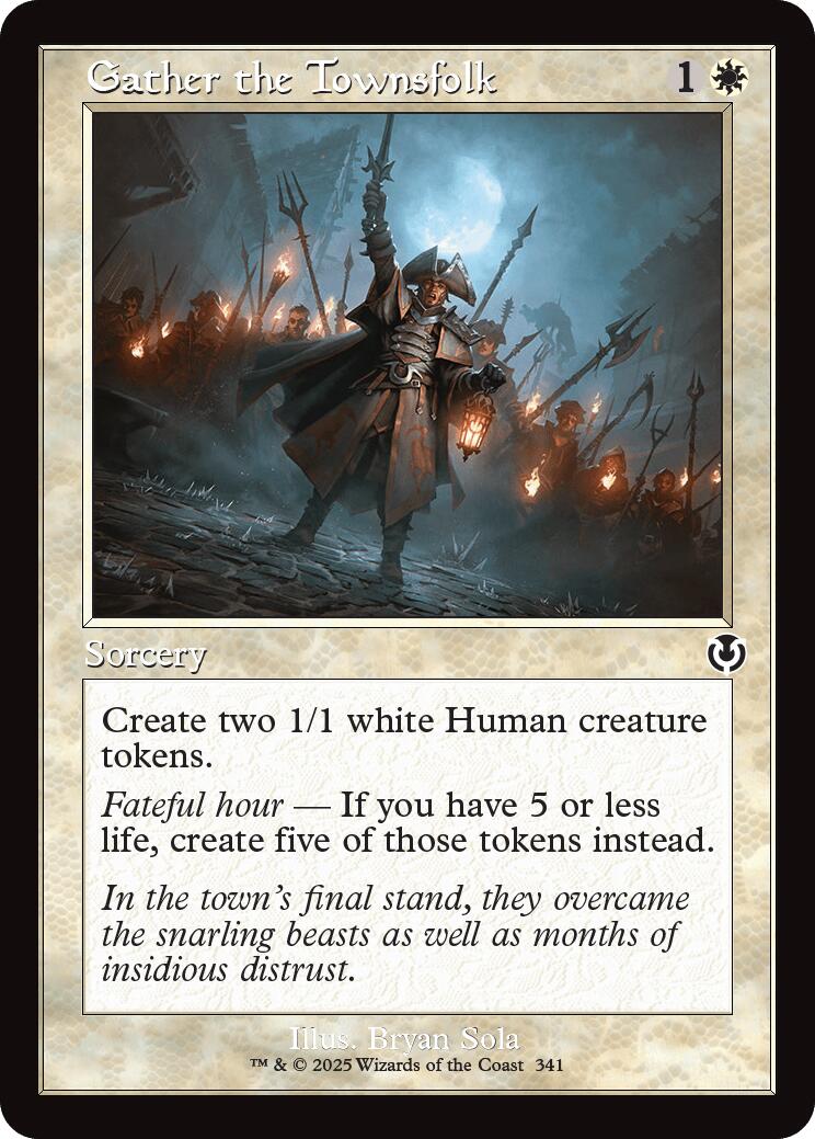 Gather the Townsfolk (Retro Frame) | Local Legends