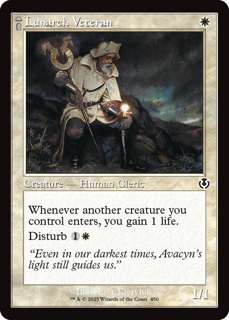 Lunarch Veteran // Luminous Phantom (Retro Frame) [Innistrad Remastered] | Local Legends