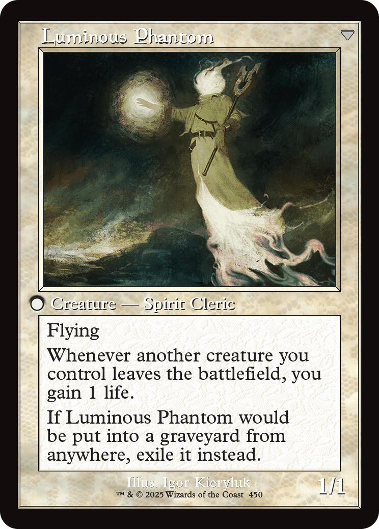 Lunarch Veteran // Luminous Phantom (Retro Frame) [Innistrad Remastered] | Local Legends