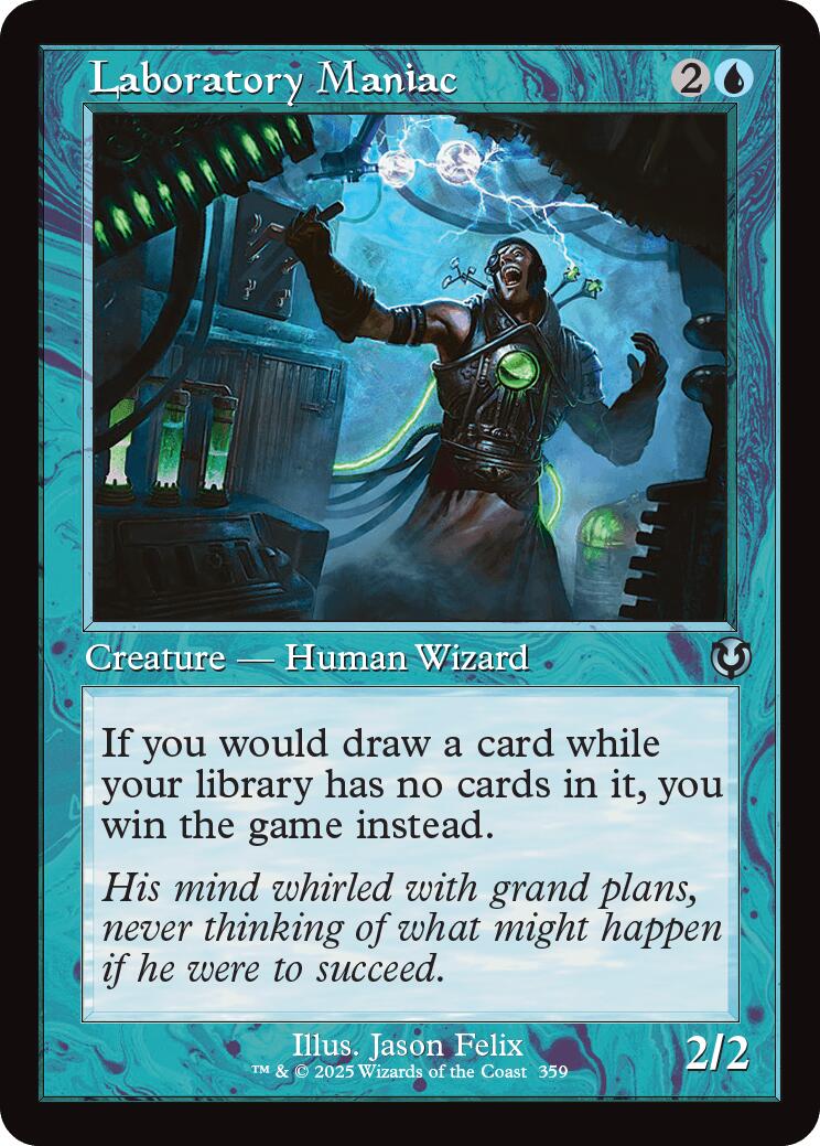 Laboratory Maniac (Retro Frame) | Local Legends