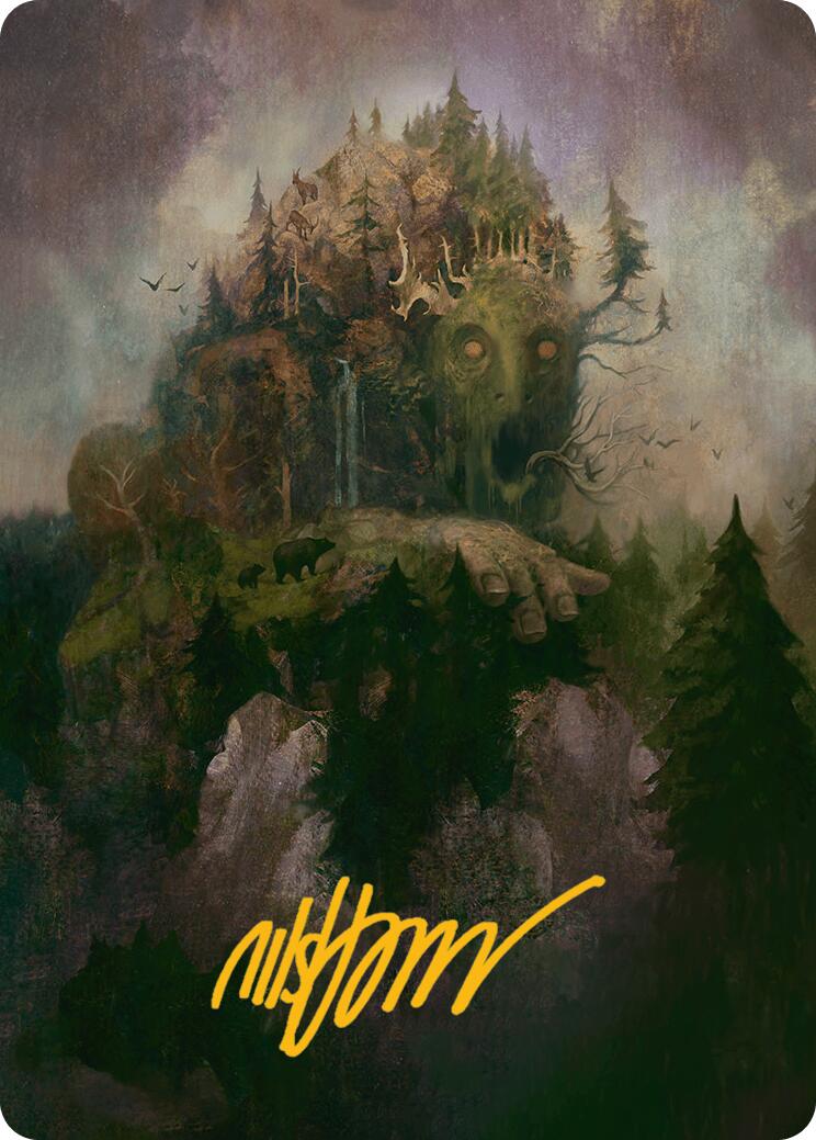 Cultivator Colossus Art Card (Gold-Stamped Signature) [Innistrad Remastered Art Series] | Local Legends