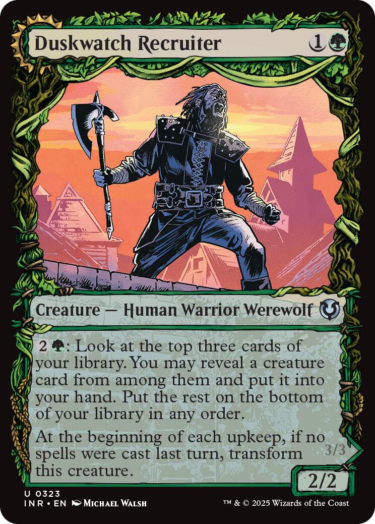 Duskwatch Recruiter // Krallenhorde Howler (Showcase) [Innistrad Remastered] | Local Legends