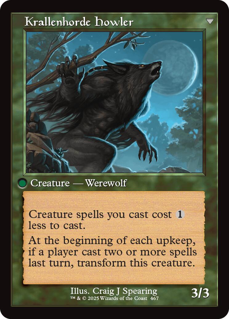 Duskwatch Recruiter // Krallenhorde Howler (Retro Frame) [Innistrad Remastered] | Local Legends