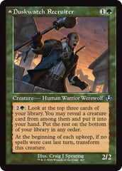 Duskwatch Recruiter // Krallenhorde Howler (Retro Frame) [Innistrad Remastered] | Local Legends