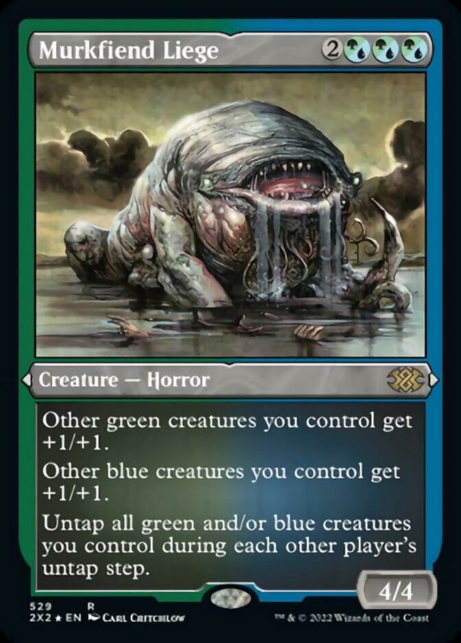 Murkfiend Liege (Foil Etched) [Double Masters 2022] | Local Legends