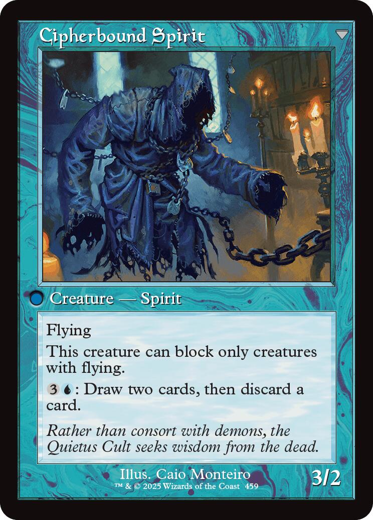 Soulcipher Board // Cipherbound Spirit (Retro Frame) [Innistrad Remastered] | Local Legends