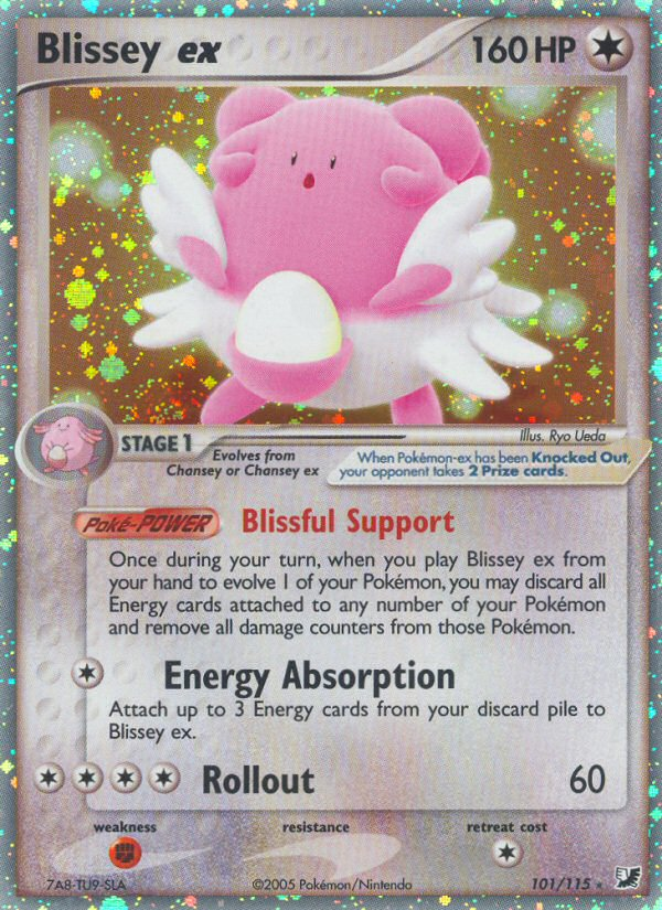 Blissey ex (101/115) [EX: Unseen Forces] | Golgari Games