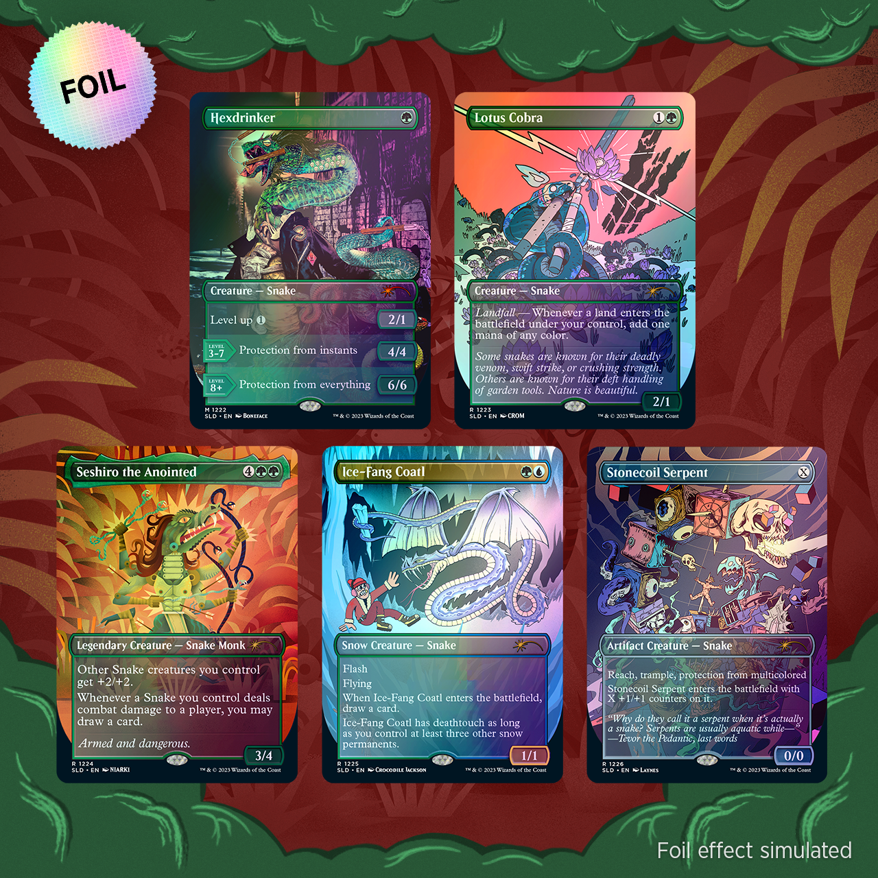 Secret Lair: Drop Series - Ssssssnakessssss (Foil Edition) | Local Legends