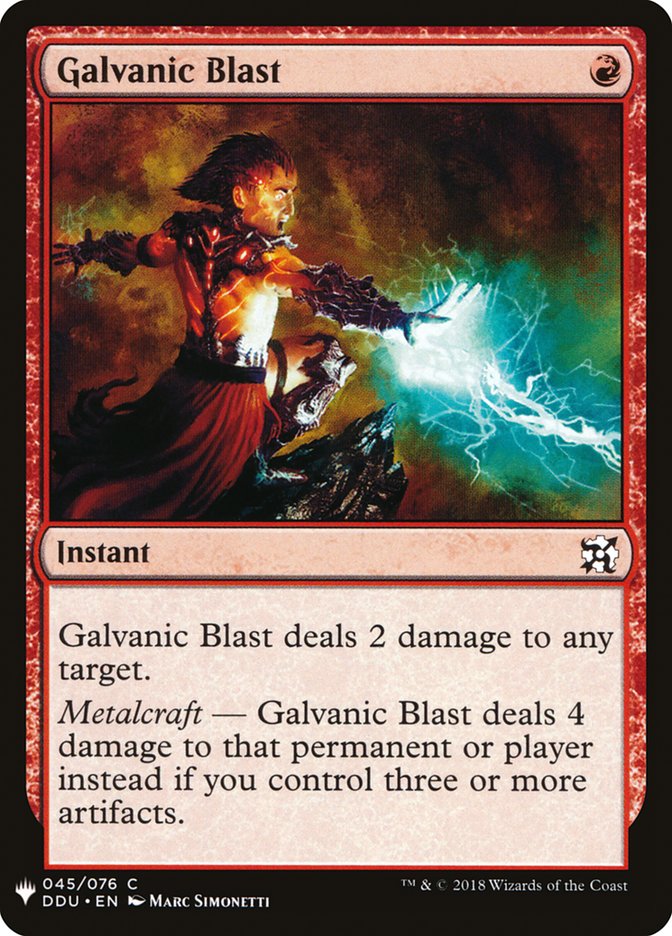 Galvanic Blast [Mystery Booster] | Local Legends