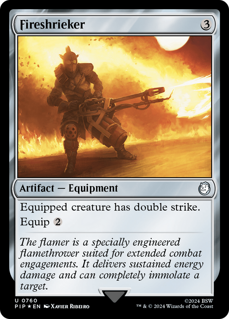 Fireshrieker (Surge Foil) [Fallout] | Local Legends