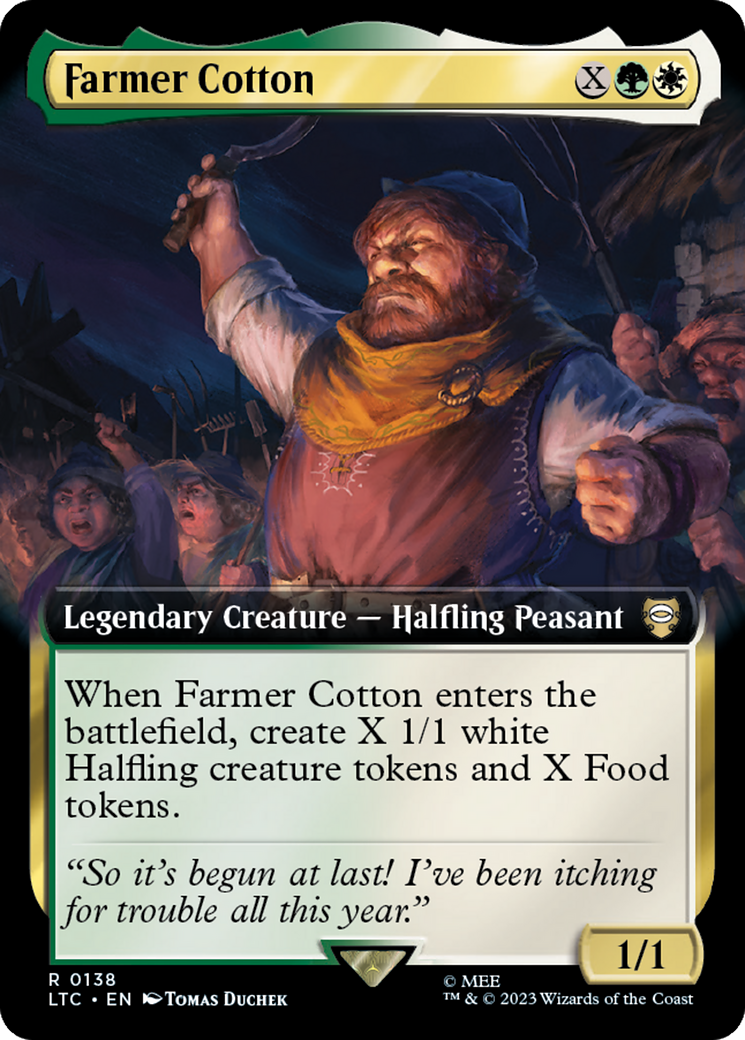 Farmer Cotton (Extended Art) [The Lord of the Rings: Tales of Middle-Earth Commander] | Golgari Games