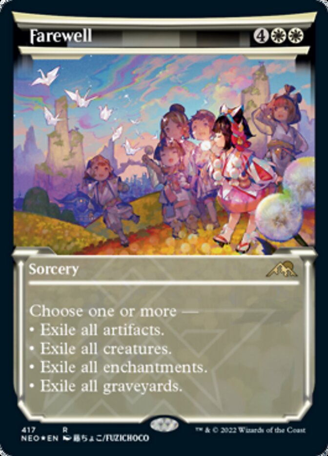 Farewell (Showcase) (Foil Etched) [Kamigawa: Neon Dynasty] | Local Legends