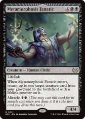 Metamorphosis Fanatic [Duskmourn: House of Horror Commander] | Golgari Games