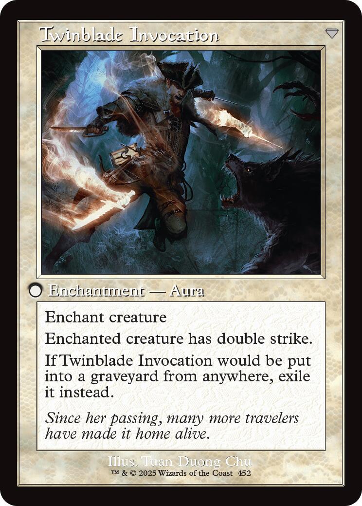 Twinblade Geist // Twinblade Invocation (Retro Frame) [Innistrad Remastered] | Local Legends