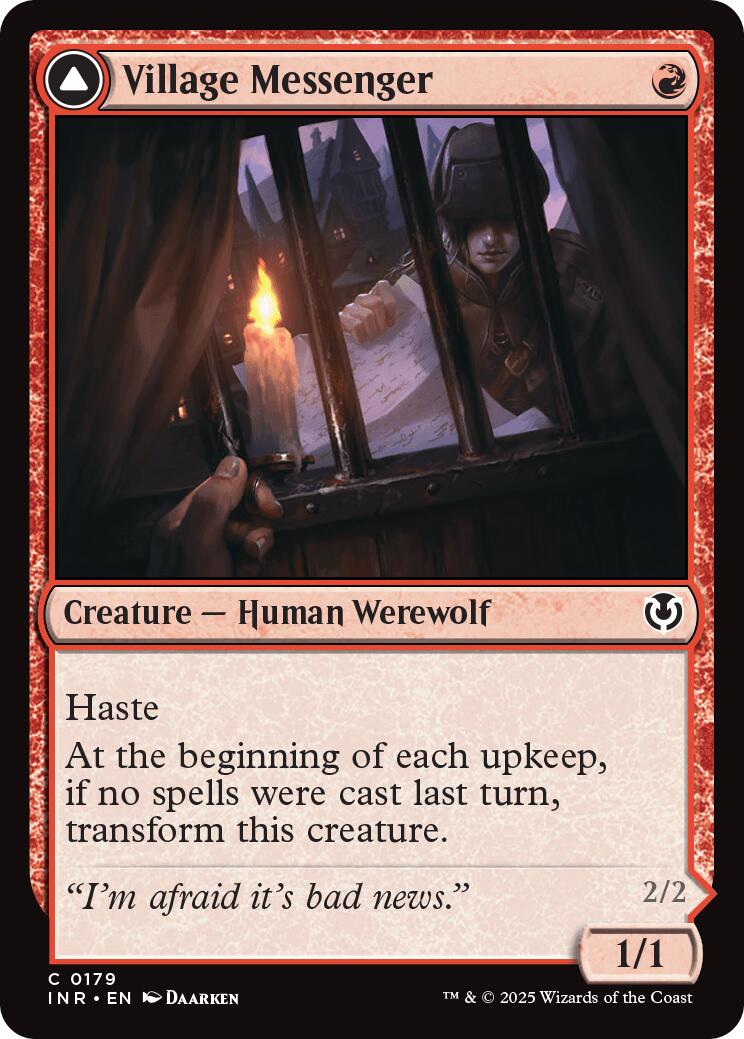 Village Messenger // Moonrise Intruder [Innistrad Remastered] | Local Legends