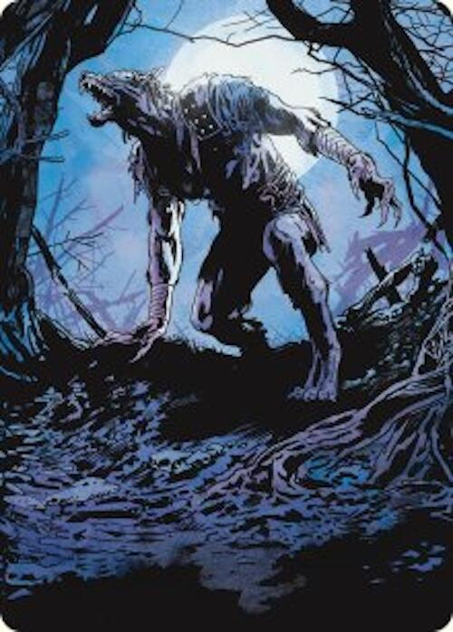 Krallenhorde Howler Art Card [Innistrad Remastered Art Series] | Local Legends