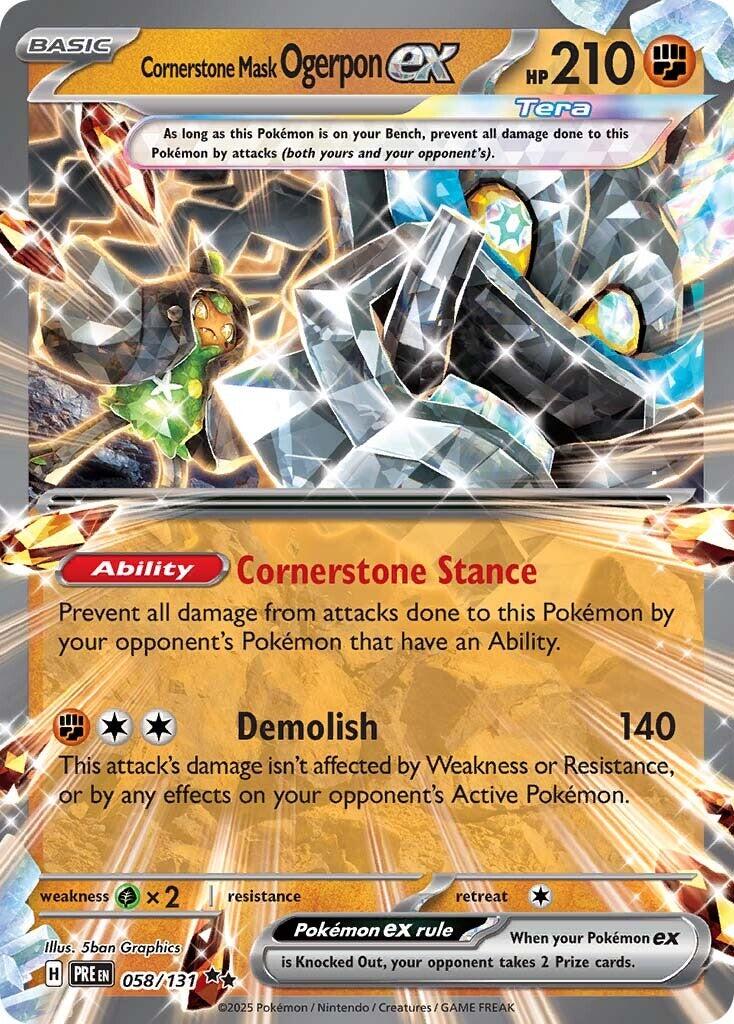 Cornerstone Mask Ogerpon ex - 058/131 | Local Legends