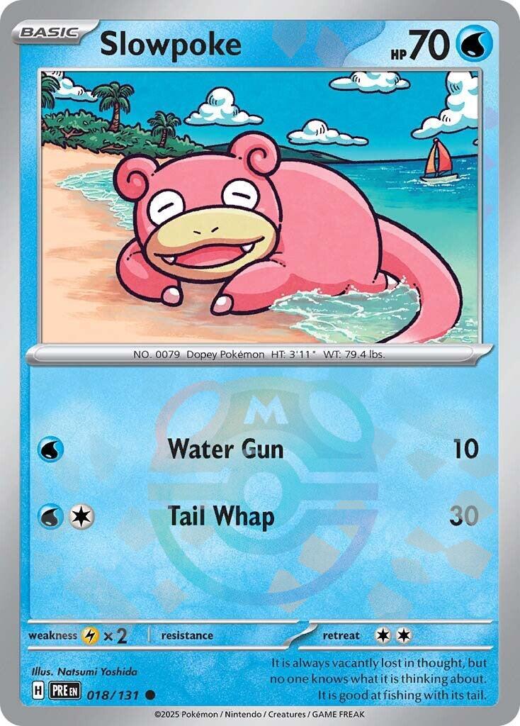 Slowpoke (018/131) (Master Ball Pattern) [Scarlet & Violet: Prismatic Evolutions] | Local Legends