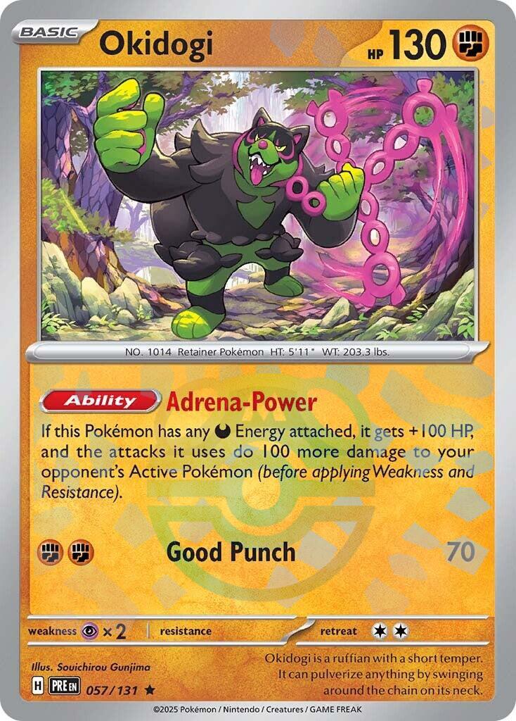 Okidogi (057/131) (Master Ball Pattern) [Scarlet & Violet: Prismatic Evolutions] | Local Legends