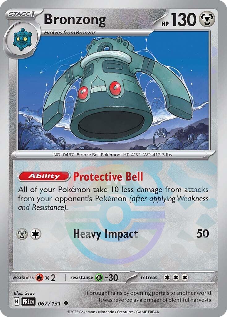 Bronzong (067/131) (Master Ball Pattern) [Scarlet & Violet: Prismatic Evolutions] | Local Legends