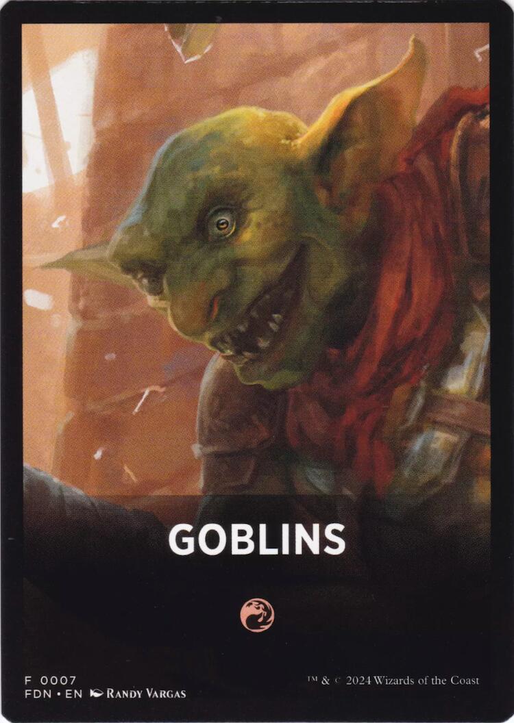 Goblins Theme Card [Foundations Tokens] | Local Legends