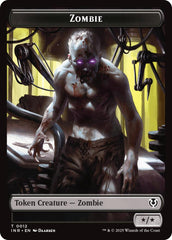 Zombie (0011) // Zombie (0012) Double-Sided Token [Innistrad Remastered Tokens] | Local Legends