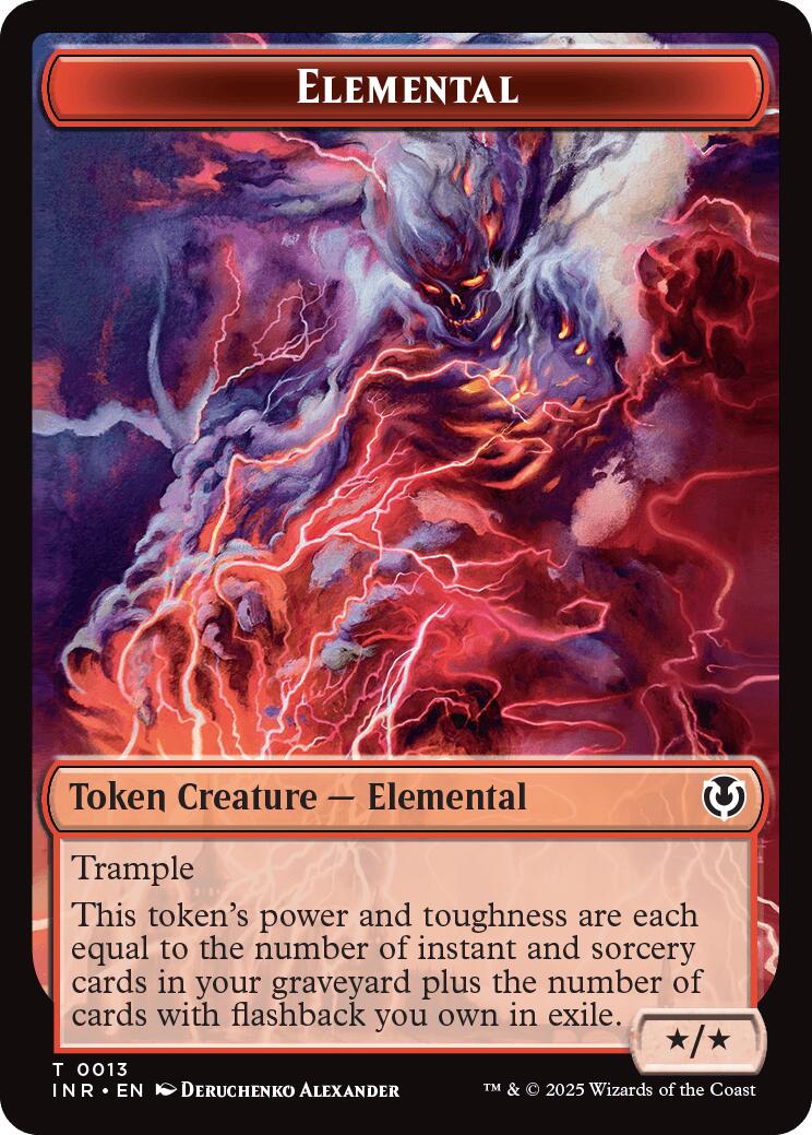 Elemental // Human (0014) Double-Sided Token [Innistrad Remastered Tokens] | Local Legends