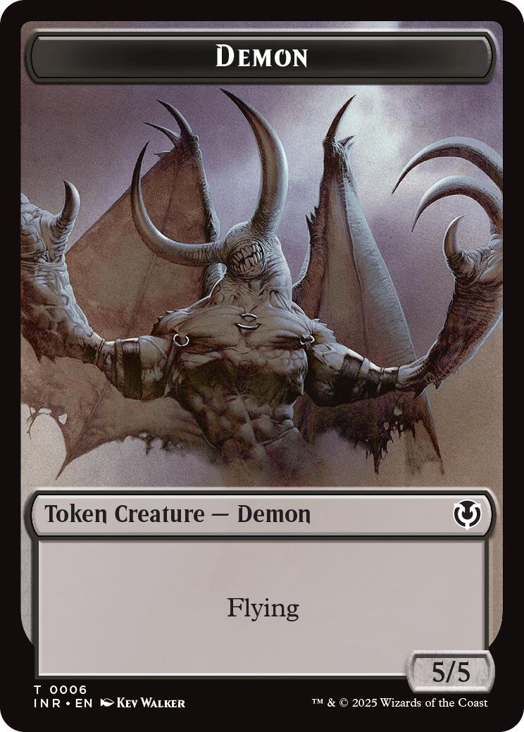 Demon // Human Cleric Double-Sided Token [Innistrad Remastered Tokens] | Local Legends